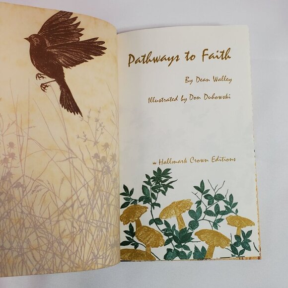 Pathways To Faith By Hallmark 1971 Vintage Hardcover Book By Dean Walley - Picture 5 of 9
